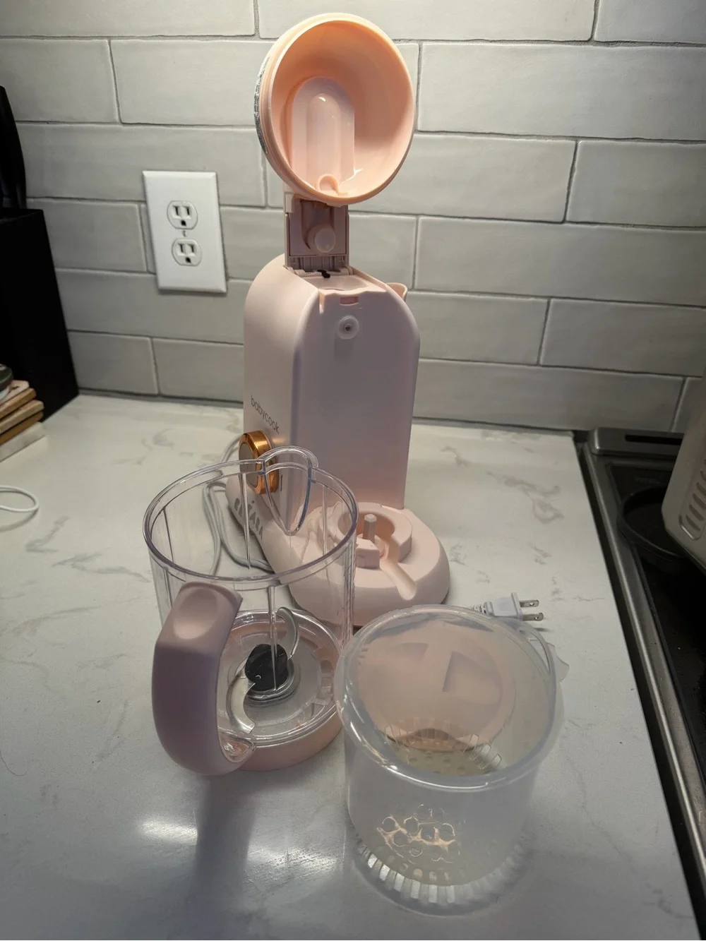 BEABA Babycook Solo 4 in 1 Baby Food Processor Steamer food maker rose gold